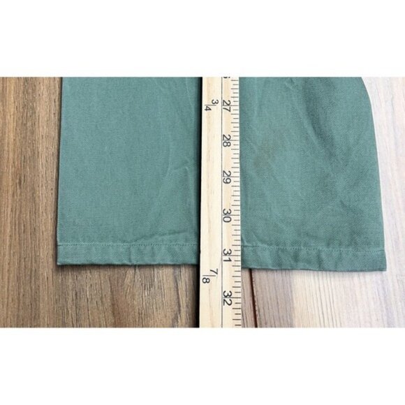 Peter Millar Mens Green Pima Cotton Flat Front Chino Pants*Size 34*EUC - Picture 12 of 13